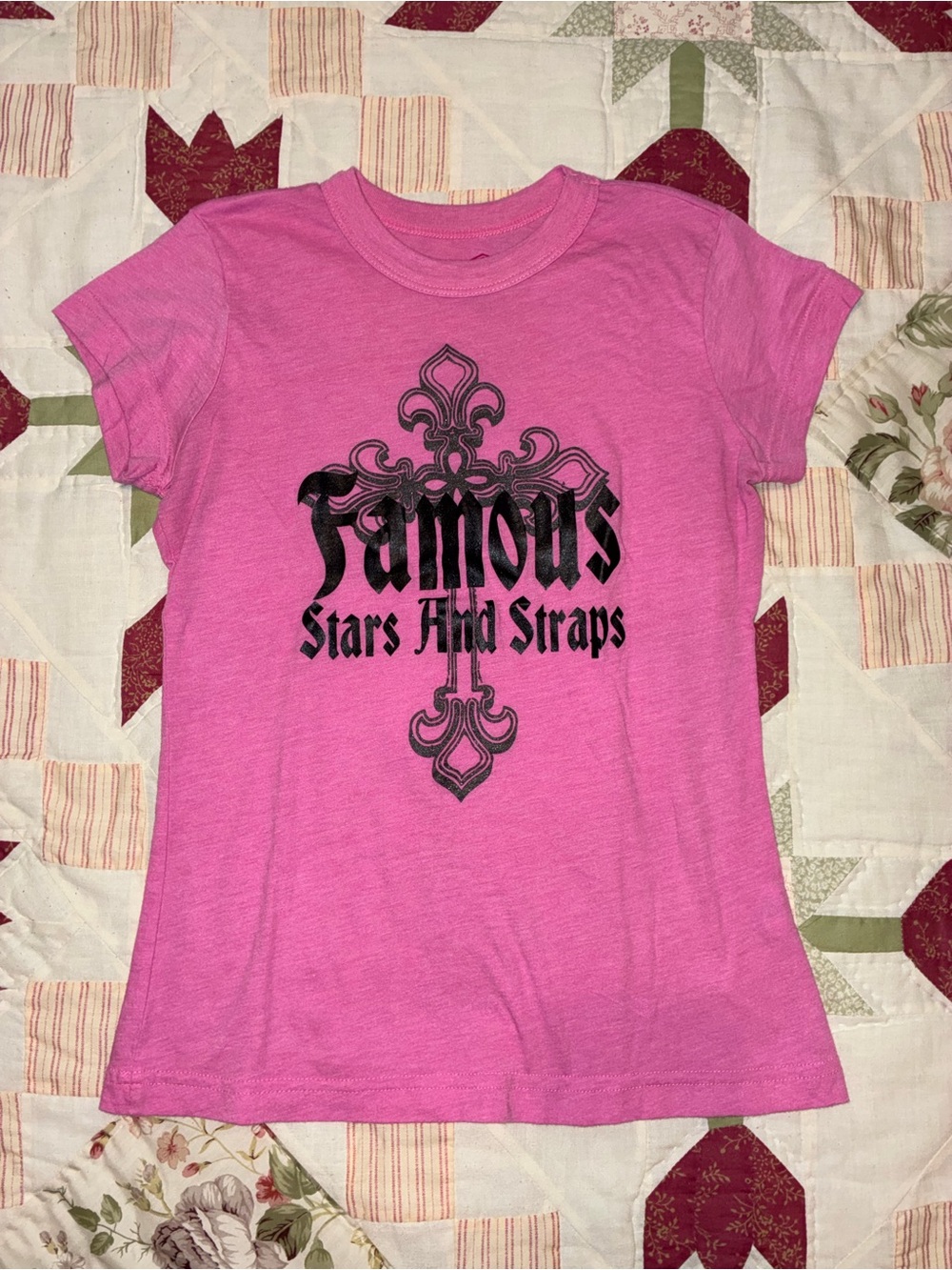 Metal Mulisha Famous Stars & Straps Pink Graphic Tee